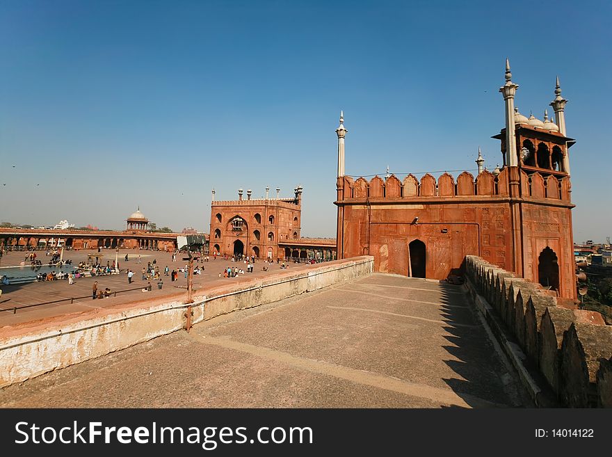 Jama Masjid mosque in Delhi, India