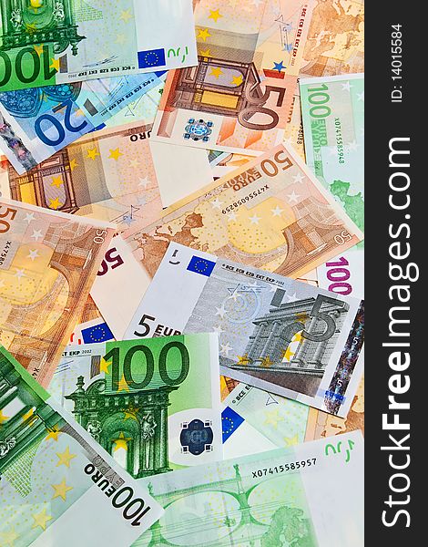 Euro Banknotes.