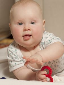 Baby Girl Stock Image