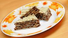 Sweet Waffle Cakes Stock Images