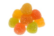Delicious Fruit Candy Stock Photography