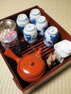 Japanese Style Tea Set Stock Images Japanese Style Tea Set Stock Images