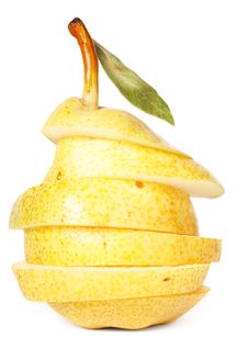 Yellow Pear Royalty Free Stock Photos Yellow Pear Royalty Free Stock Photos