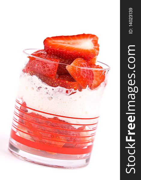 Strawberries In A Glass