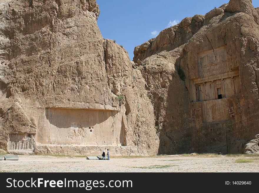 Grave Of King Daeiros Near Persepolis