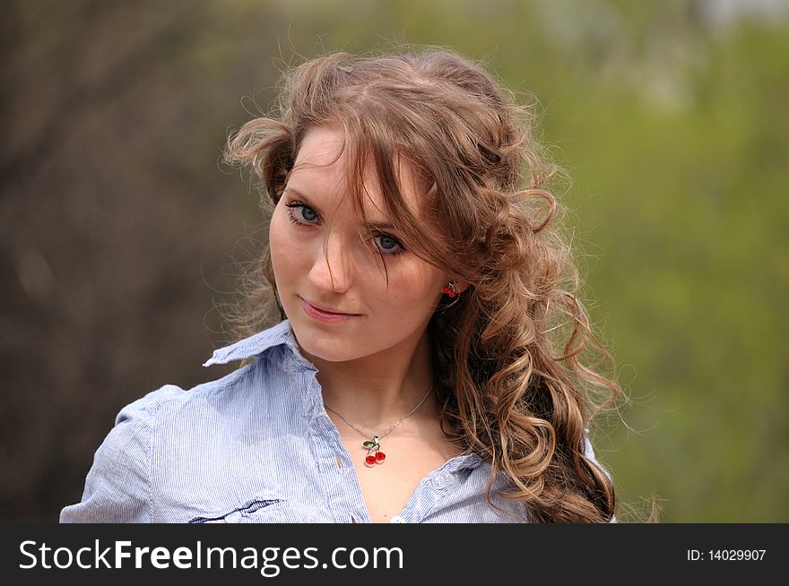 Young Girl With Long Hair