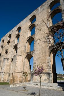 Roman Aqueduct Royalty Free Stock Image