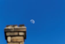 Smokestack Against The Blue Sky Stock Photography Smokestack Against The Blue Sky Stock Photography