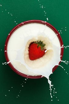 Strawberry Milk Stock Images