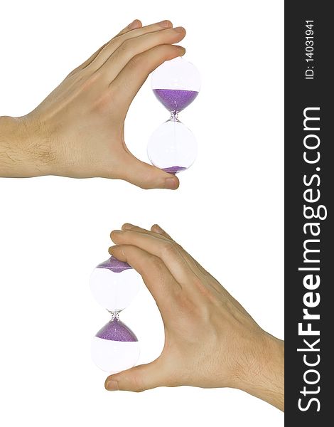 Photo illustration of returning time back. Photo illustration of returning time back