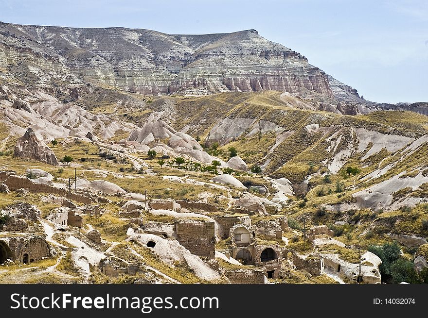 Cappadocia, the famous and popular tourist destination at Turkey, as it has many areas with unique geological, historic and cultural features.