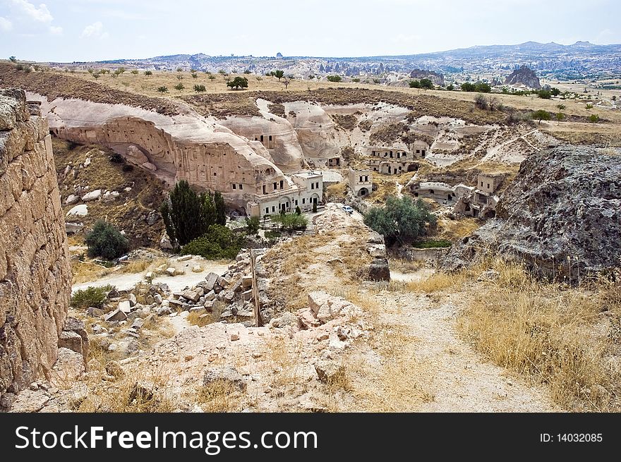 Cappadocia, the famous and popular tourist destination at Turkey, as it has many areas with unique geological, historic and cultural features.