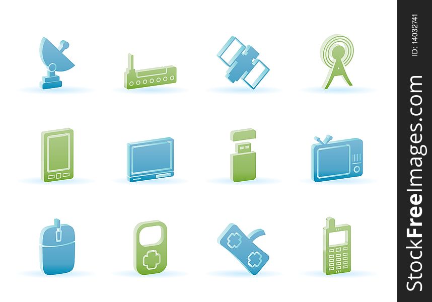 Technology And Communications Icons