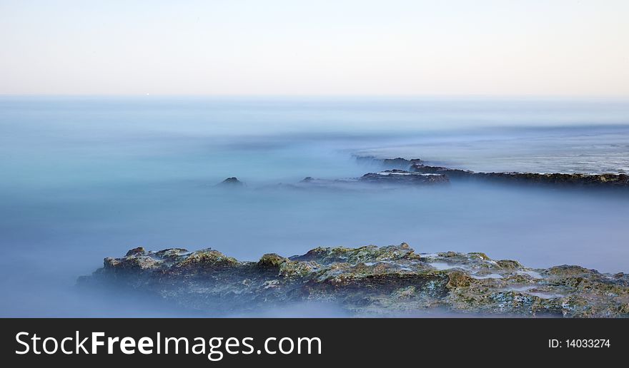 Early Morning Beach Long Exposure