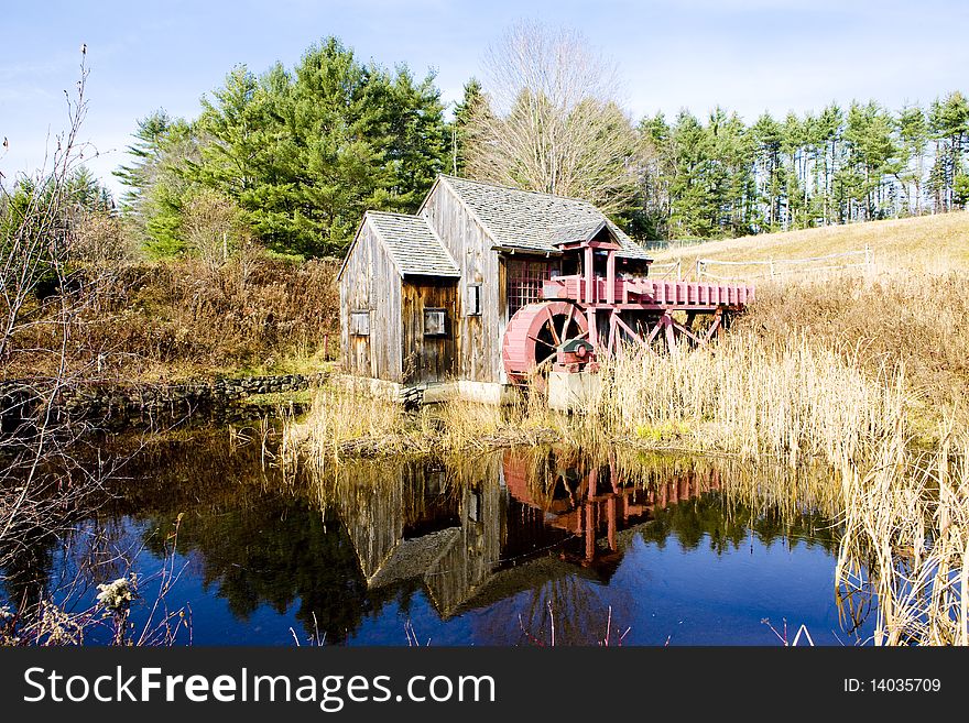 Grist mill near Guilhall, Vermont, USA