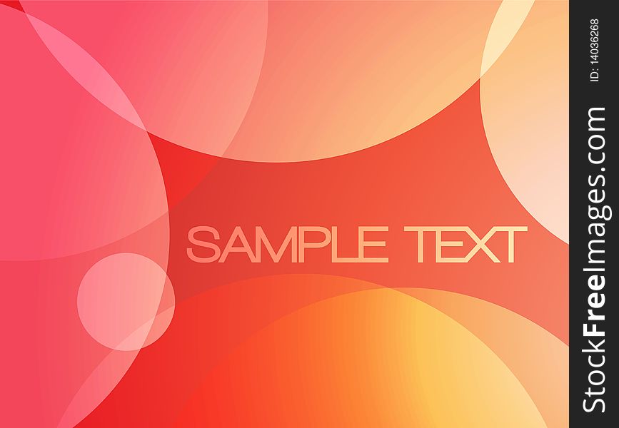 Colorful circle  background with text. Colorful circle  background with text