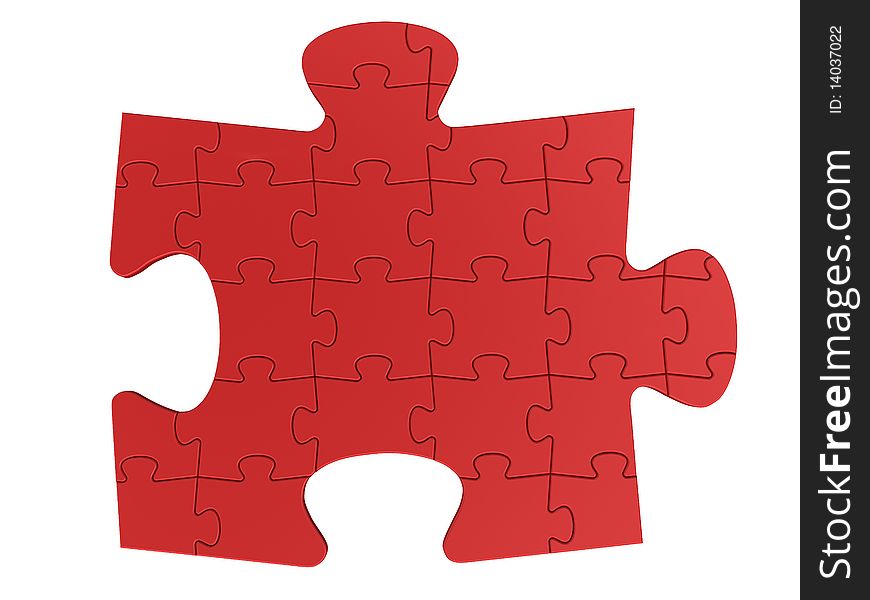 Puzzle Connection . Jigsaw puzzle concept.