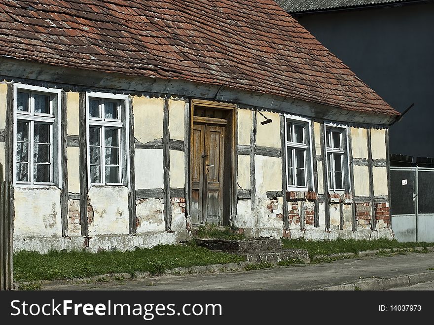 Old country house- building from years 1920