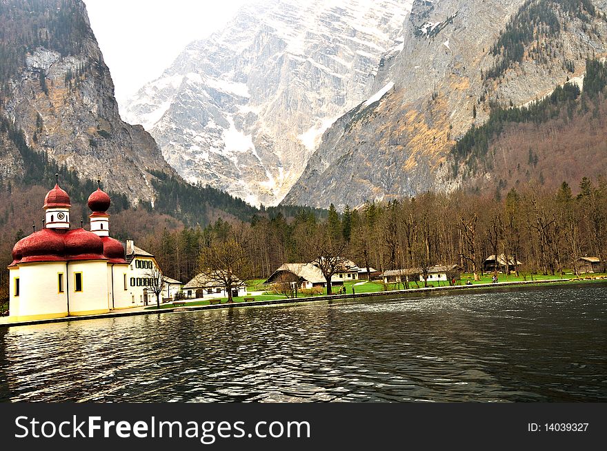 Church at Koningsee Lake