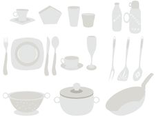 Kitchen Set Stock Image