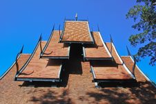 Roof Thai Style Royalty Free Stock Photo Roof Thai Style Royalty Free Stock Photo