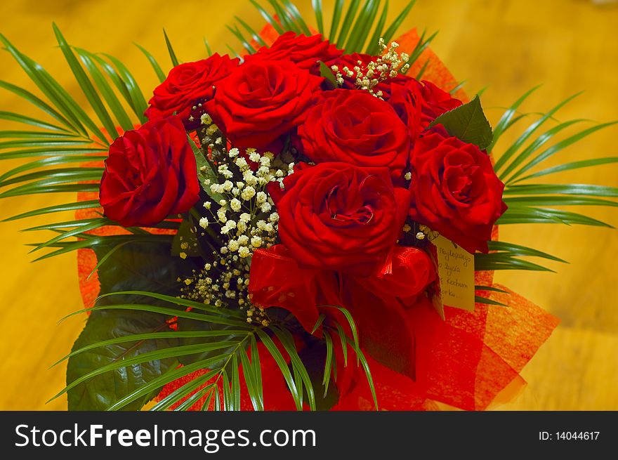 Beautiful  bouqet of red roses. Beautiful  bouqet of red roses