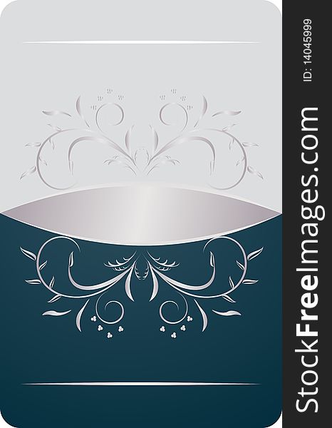 Beautiful luxury card or invitation. Vector