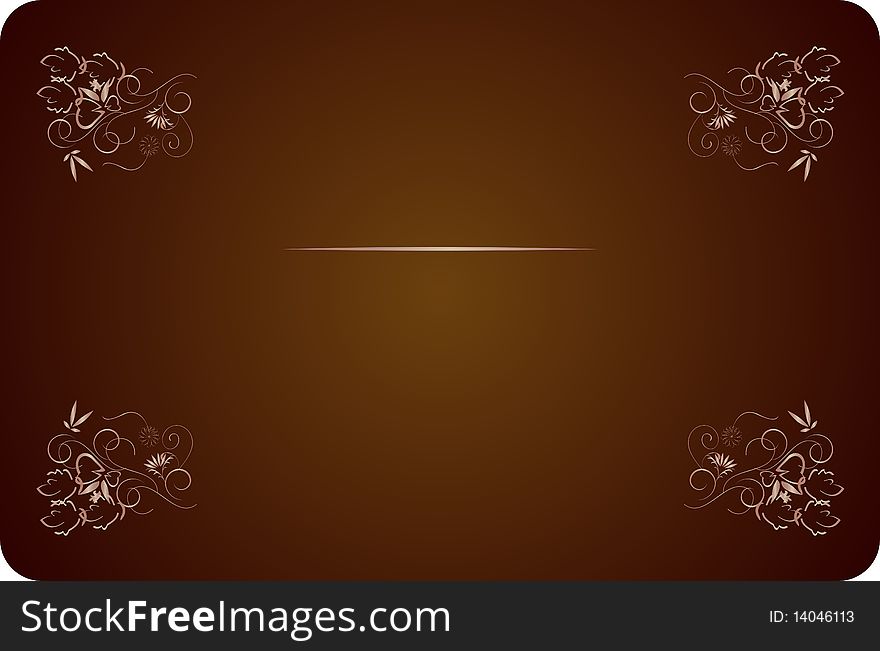 Beautiful luxury card or invitation. Vector