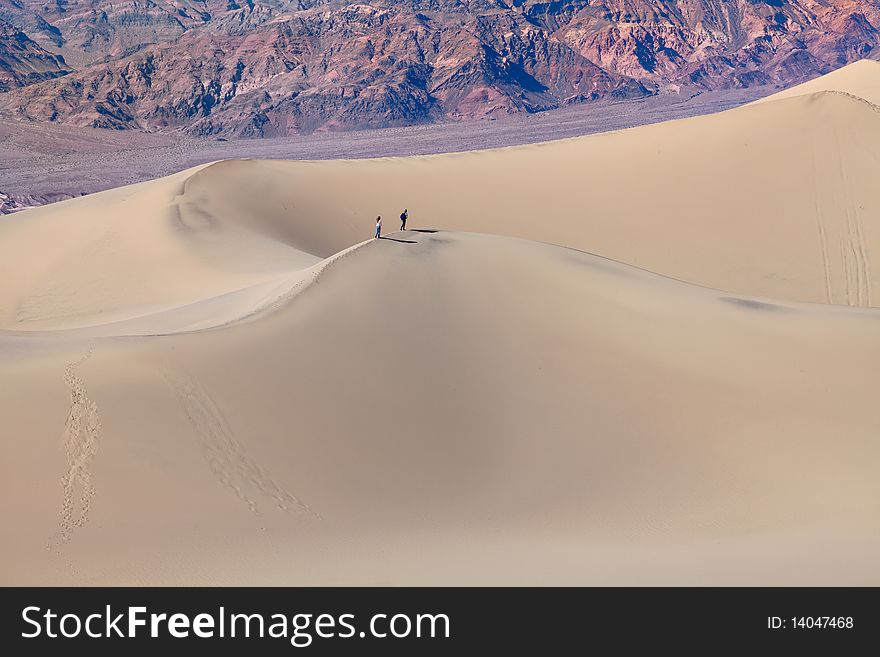 Mesquite Flat Sand Dunes in Death Valley National Park, California. Mesquite Flat Sand Dunes in Death Valley National Park, California