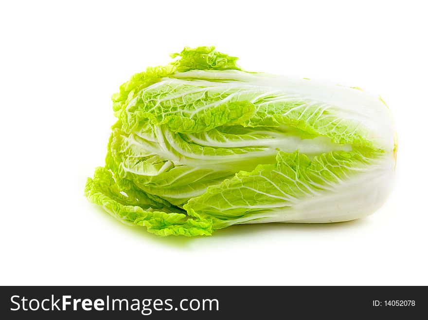 Cabbage isolated on a white background