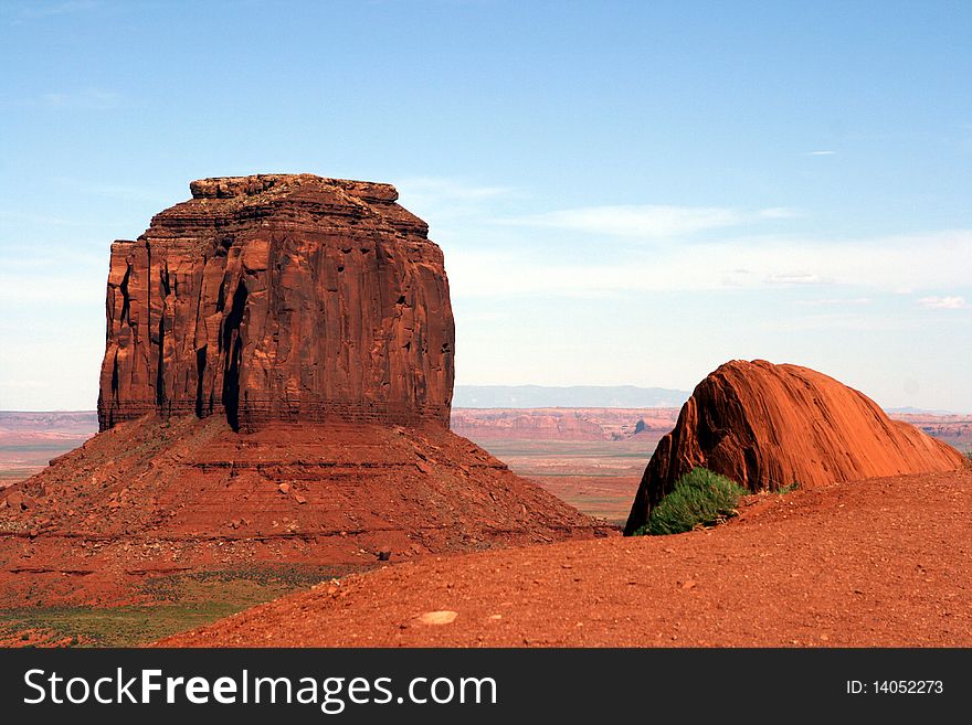 A butte in Monument Valley Utah / Arizona