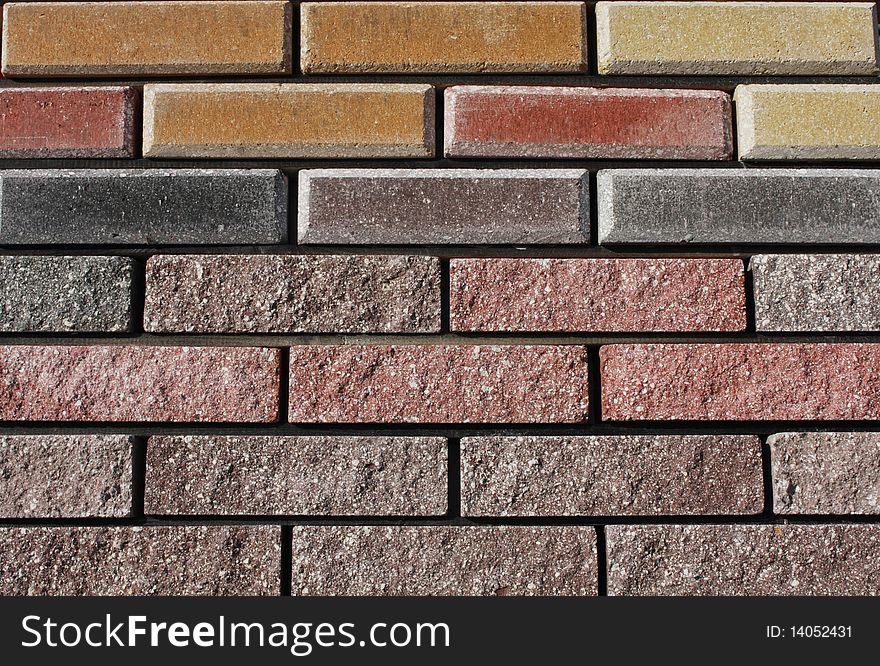 Background of colored tiles with different textures