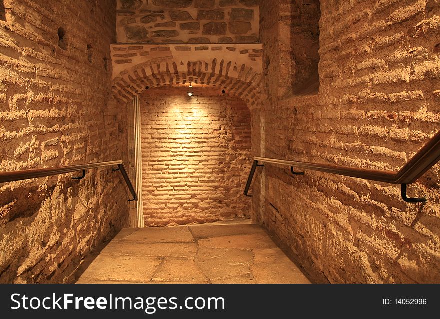 A view of passage in Hagia Sophia, istanbul, turkey. A view of passage in Hagia Sophia, istanbul, turkey.