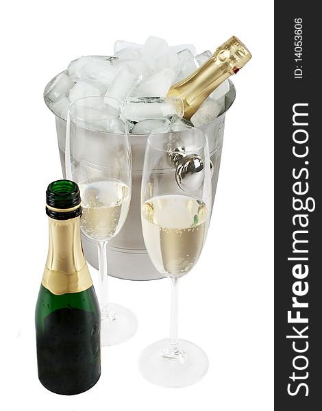 Champagne With Ice Cooler