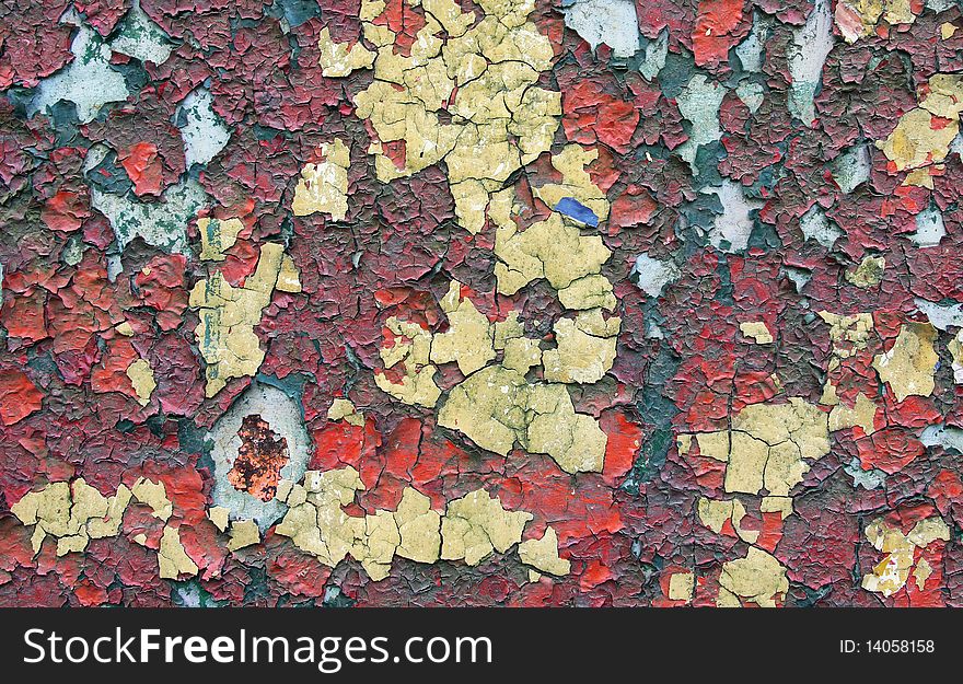 Rusted Metal Texture Pattern Flaked Paint