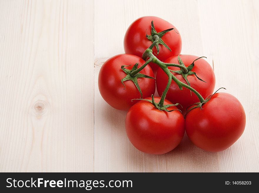 Group of fresh tomatoes