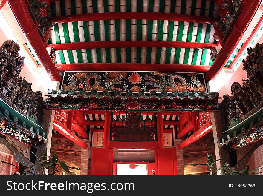 The Roof Of Chinese Temple