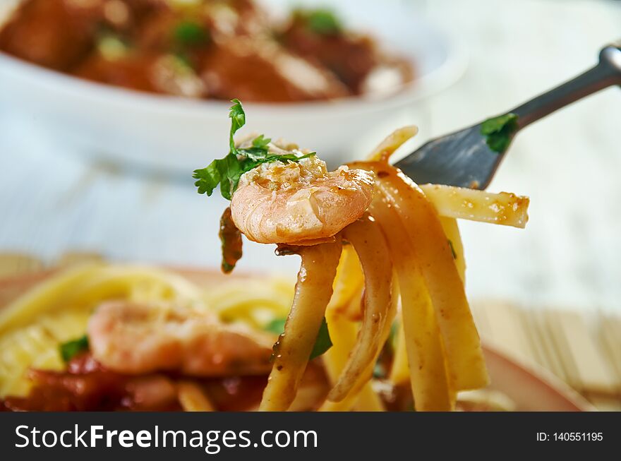 Shrimp Pesto Pasta