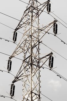 Power Pole Royalty Free Stock Photography Power Pole Royalty Free Stock Photography
