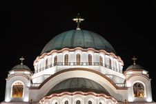 Cathedral Of Saint Sava Royalty Free Stock Photo Cathedral Of Saint Sava Royalty Free Stock Photo