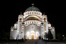 Cathedral Of Saint Sava Royalty Free Stock Image Cathedral Of Saint Sava Royalty Free Stock Image