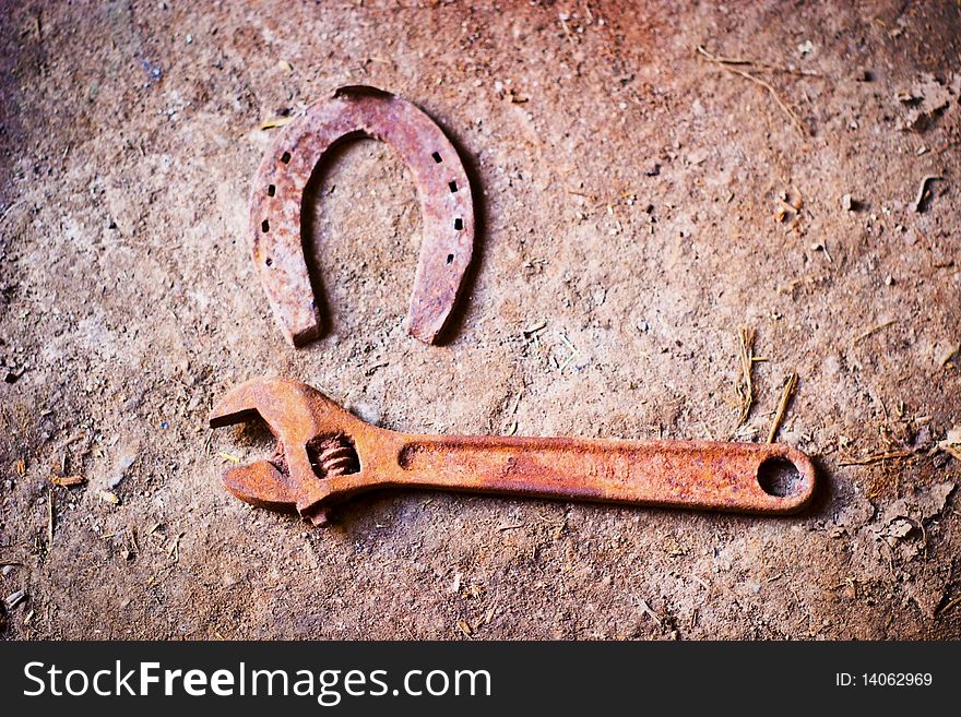 Metal tools useful in every garage, handtools