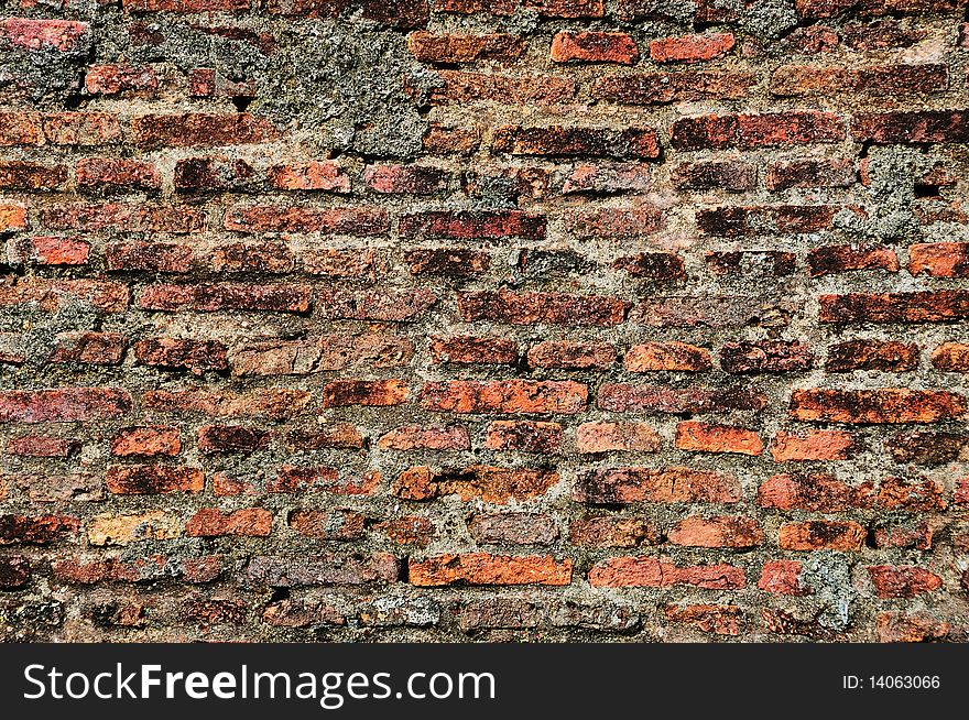 Pettern-Old Brick Wall in Langkawi