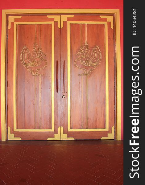 wood door,red,Lai Thai,Thai designs. wood door,red,Lai Thai,Thai designs
