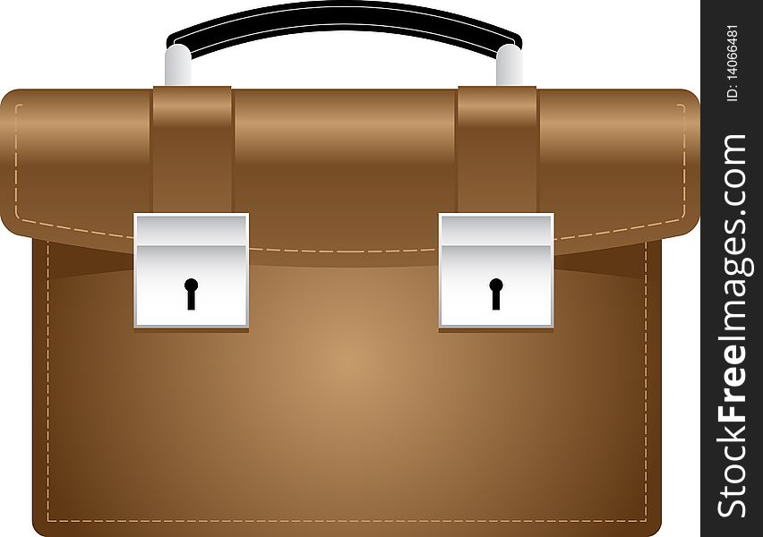 Illustration icon business bag travel
