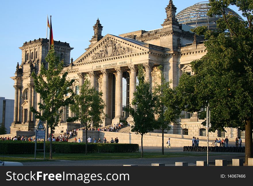 Famous building in Berlin, Germany. Famous building in Berlin, Germany