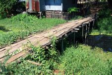 Old Wooden Bridge Stock Photos