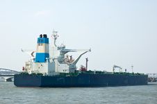 Tanker Docked At The Pier Royalty Free Stock Photography Tanker Docked At The Pier Royalty Free Stock Photography