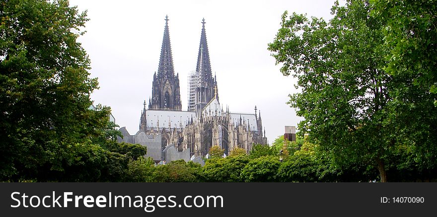 Cathedral in Cologne(DOM) is internationally known building