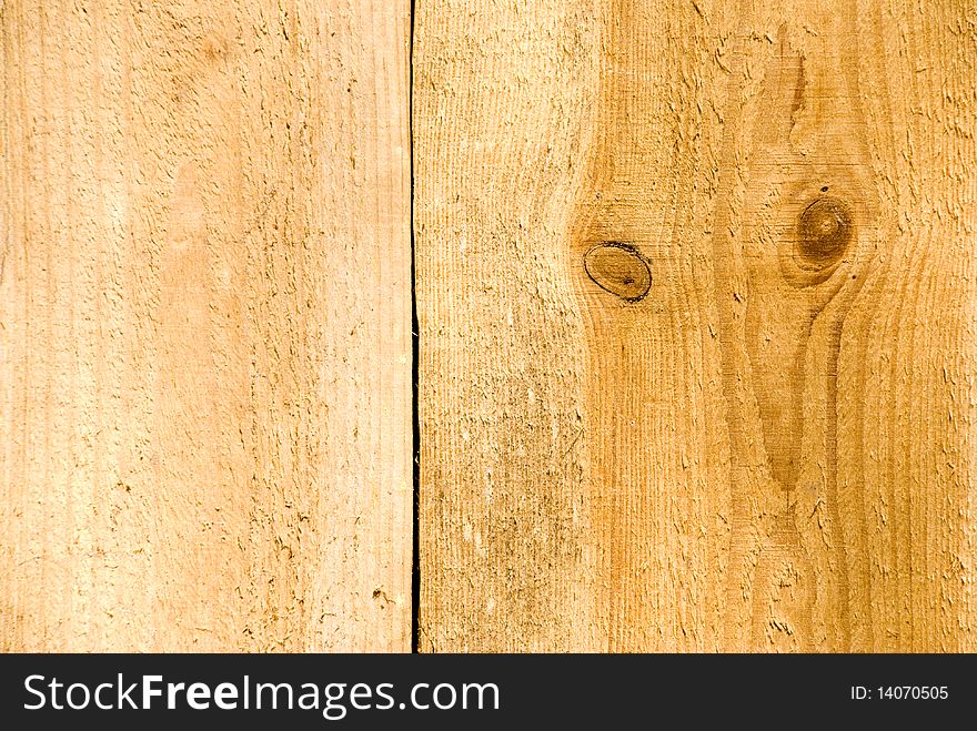 Image of wooden boards are yellow with a pronounced texture suitable for background. Image of wooden boards are yellow with a pronounced texture suitable for background